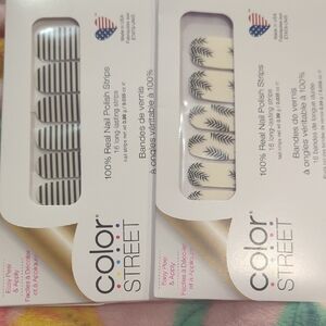 Color Street Black and White Nail Strips Duo